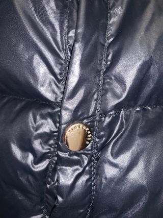 Abrigo señora Plumas Ligero Azul Marino Talla 42
