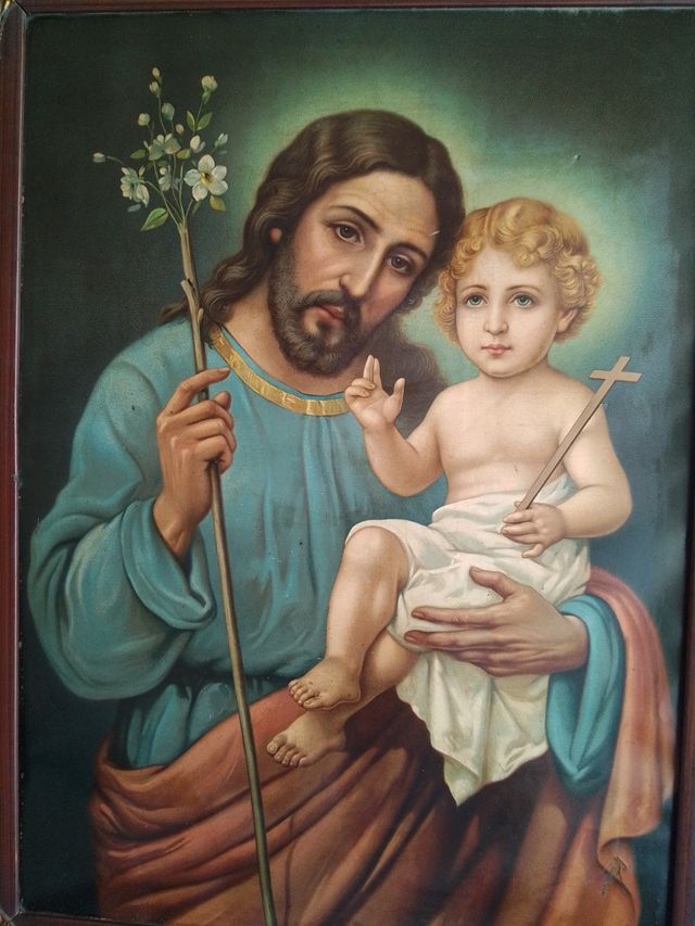 Cuadro religioso antiguo