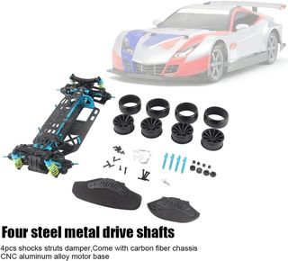 Paraurti Telaio In Fibra Carbonio TT01 RC Car