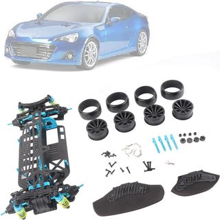 Paraurti Telaio In Fibra Carbonio TT01 RC Car