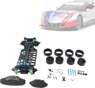 Paraurti Telaio In Fibra Carbonio TT01 RC Car