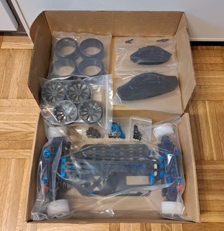 Paraurti Telaio In Fibra Carbonio TT01 RC Car