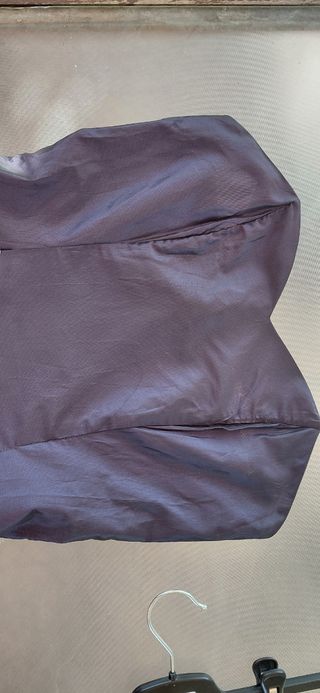 Vestido fiesta lila con lunares