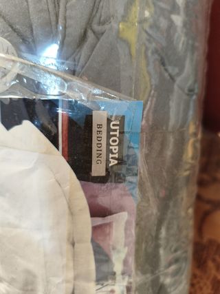 Funda Nórdica Ligera Gris Poliéster