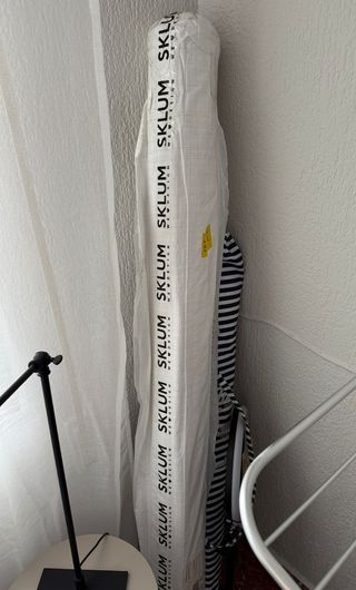 Alfombra de yute beige