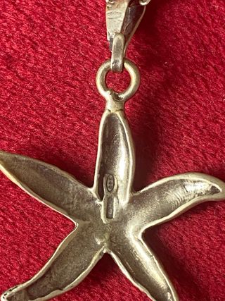 Collana con ciondolo a stella marina vintage 