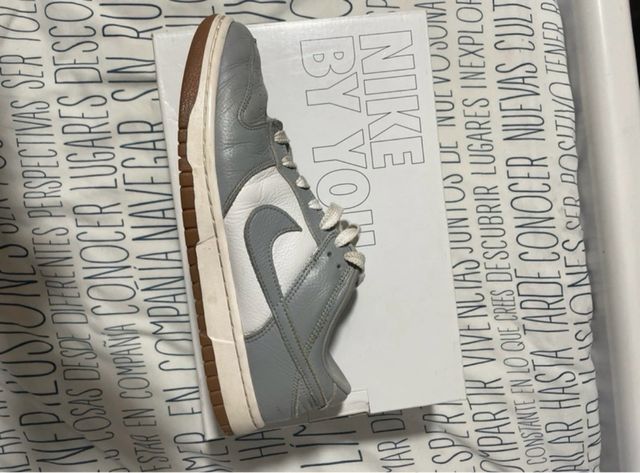 Zapatillas Nike Dunk Grises y Blancas