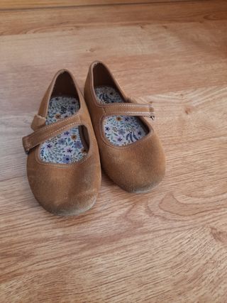 Manoletinas Zara Marrones