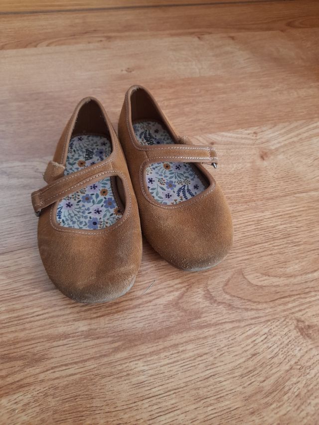 Manoletinas Zara Marrones