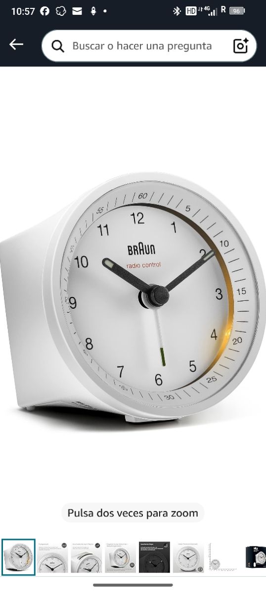 Braun Classic Alarm Clock Radio Control
