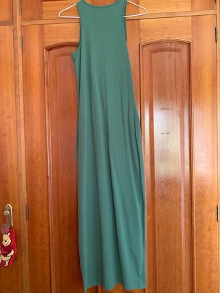 Vestido largo verde