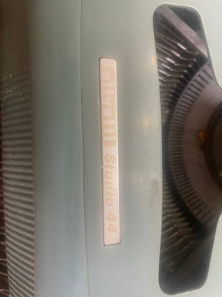 Olivetti Studio 44 Máquina de Escribir Azul