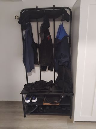 Perchero banco zapatero Ikea Pinnig