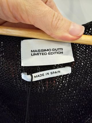 Massimo Dutti Top Negro Edición Limitada