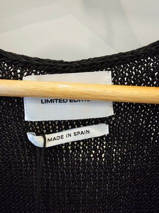 Massimo Dutti Top Negro Edición Limitada