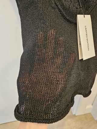Massimo Dutti Top Negro Edición Limitada