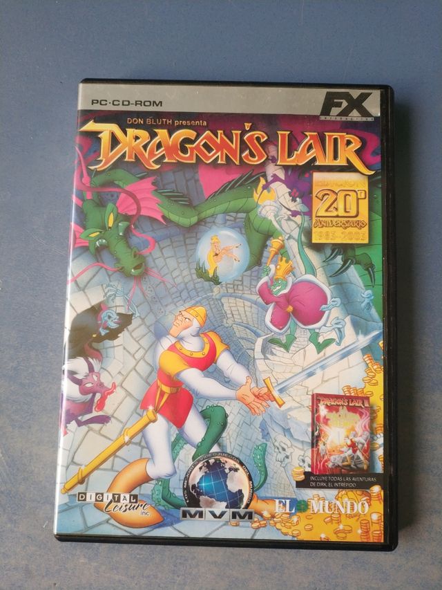 CD-ROM per PC per il 20° anniversario di Dragon's Lair