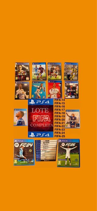 colección FIFA DEL 14 al 25 por 6️⃣0️⃣€