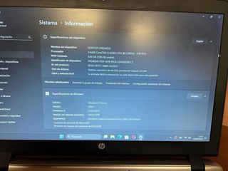 HP i5 8GB RAM SSD