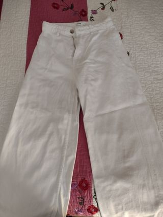 Pantalón vaquero blanco talla 34