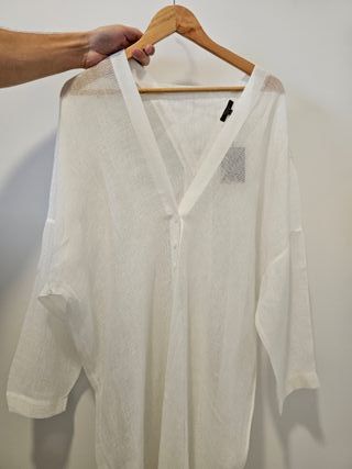 Camisón Massimo Dutti Blanco