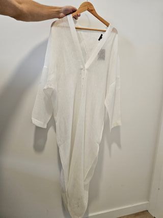 Camisón Massimo Dutti Blanco