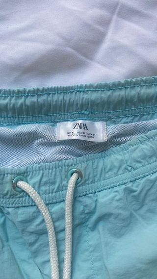 Bañador Zara Turquesa