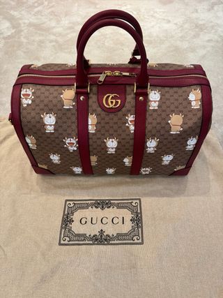 Borsa Gucci Duffle Bag GG Doraemon