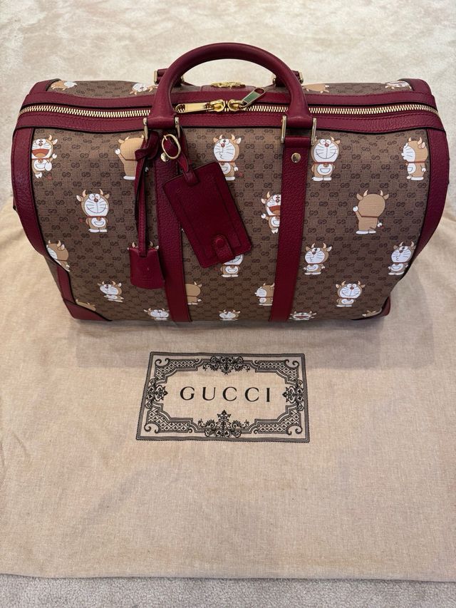 Borsa Gucci Duffle Bag GG Doraemon