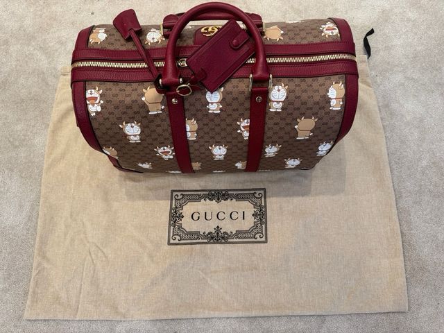 Borsa Gucci Duffle Bag GG Doraemon