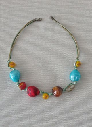 Collana da donna multicolor