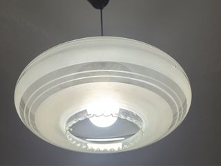 Lámpara de techo de cristal