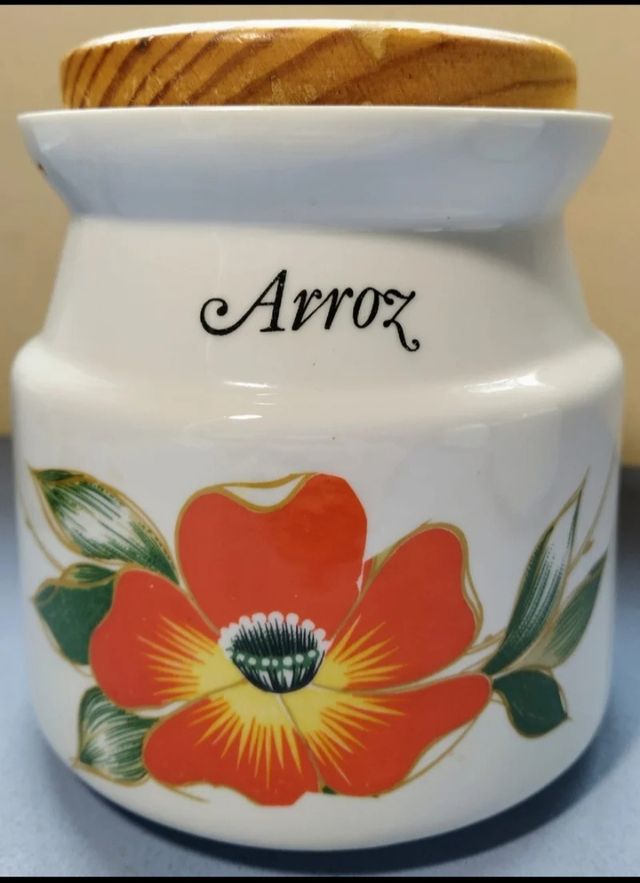 Tarros Cocina Flores Cerámica