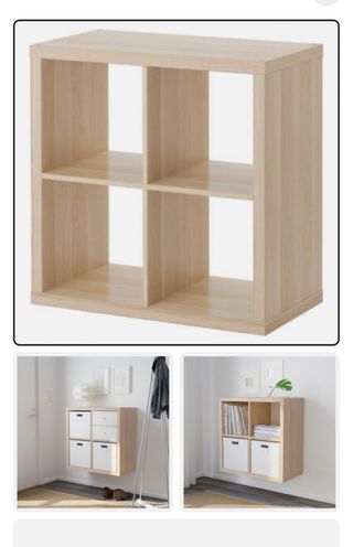 Estantería Kallax Ikea 4 cubos