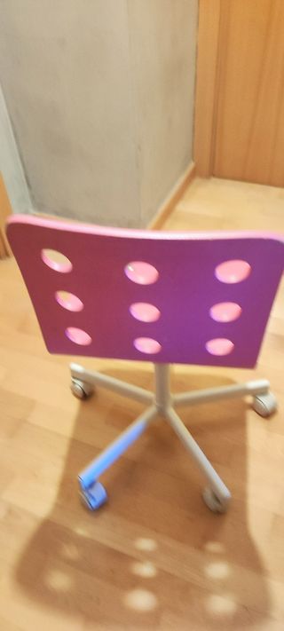 Silla de escritorio infantil rosa