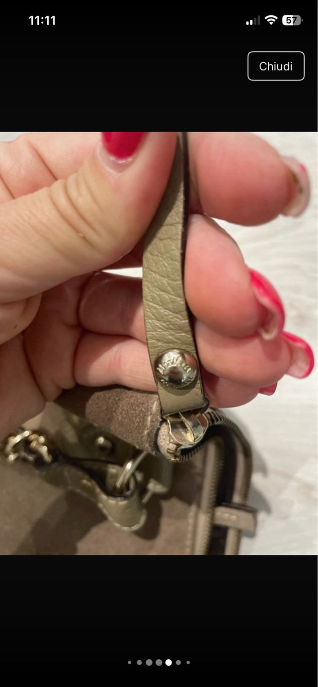 Borsa Max Mara camoscio