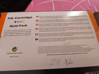 Cartuchos Tinta Epson 29XL 
Color