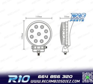 FOCO LED 42W COCHE, CAMION, QUAD O MOTO