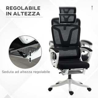 Sedia Ergonomica ad Altezza Regolabile, Sedia da U