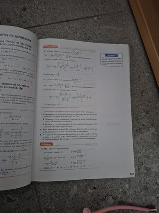 Libro Matemáticas I, 1.º Bachillerato. 