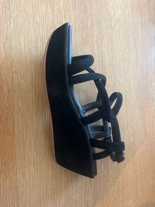 Sandalias Camper Plataforma Negras