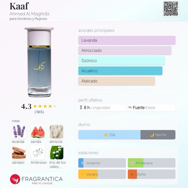 Perfume Kaaf Ahmed Al Maghribi Eau de Parfum 100ml