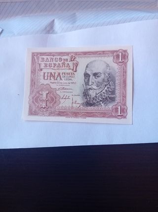 Nota Espanha 1 Peseta 1953