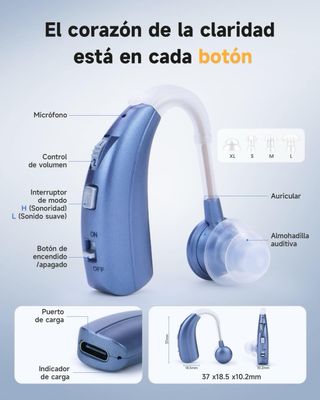 Dispositivo de sonido Britzgo recargable (2 un.)