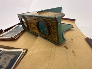 Visor Estereoscopo Mignon Lata Antiguo