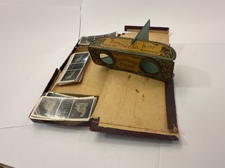 Visor Estereoscopo Mignon Lata Antiguo