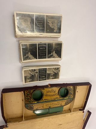 Visor Estereoscopo Mignon Lata Antiguo