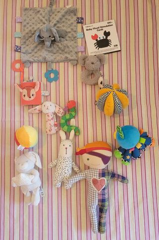 Lote 2 Juguetes Bebé 0-12 Meses