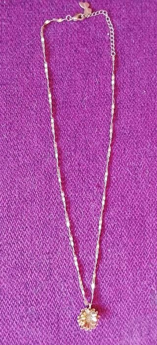 Collar Margarita Apodemia Dorado