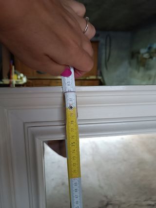 Specchio da parete bianco